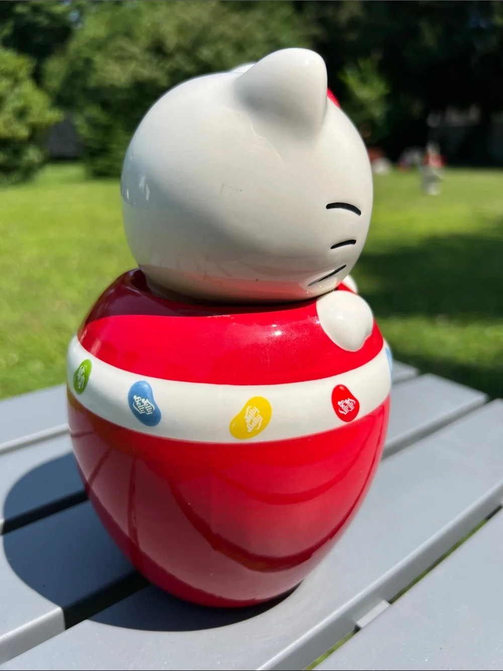 Hello Kitty x Jelly Belly Red Character Candy Jar